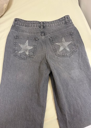 Diğer Yildizli Gri Denim Jean