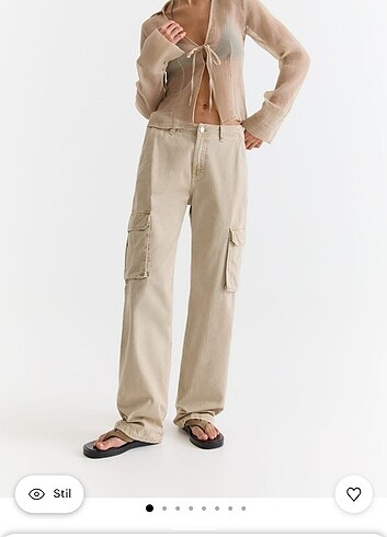 Pull an bear kargo pantolon