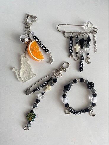 Beden siyah Renk suga dday charm set