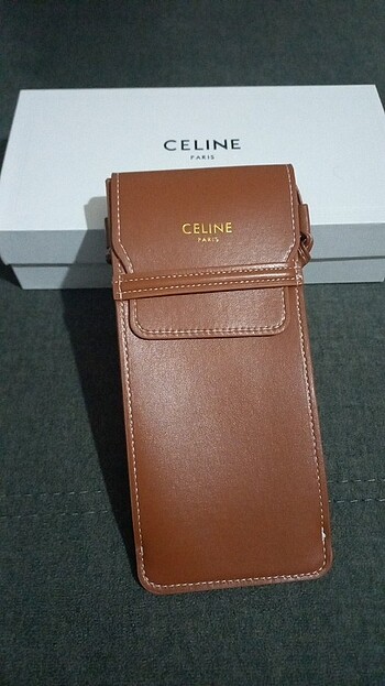 Celine gozluk kılıfı ,cantası ,kutusu set