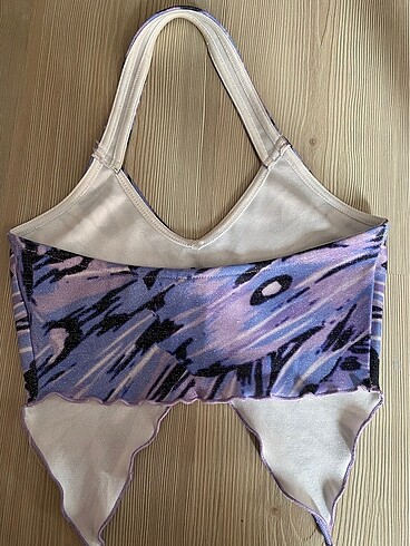 Bershka kelebek crop top