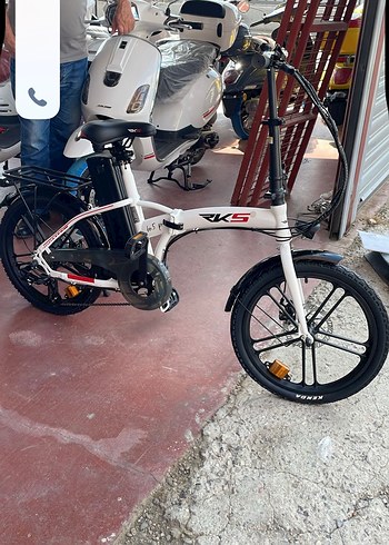 Elektrikli bisiklet motor kolu var
