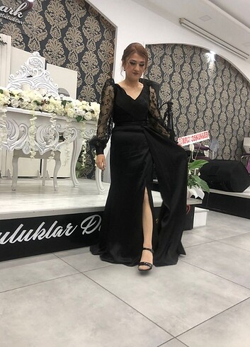 m Beden Abiye elbise