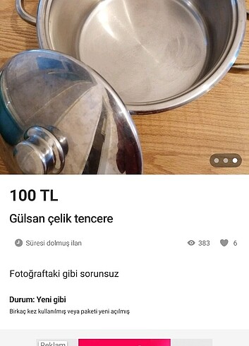 Çelik tencere 