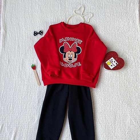 Minnie mousse sweat takım