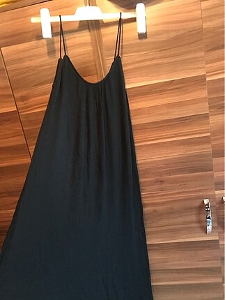 Siyah uzun yazlık elbise