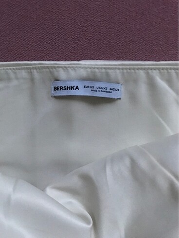 Bershka Bershka saten beyaz büstiyer