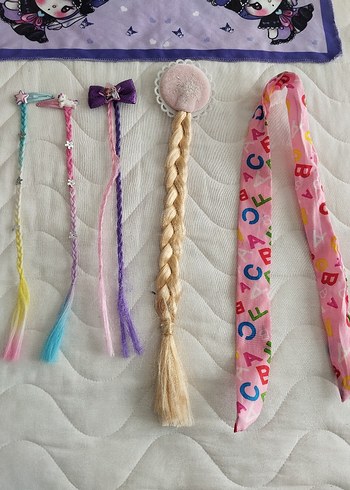 Nakışlı Bohem Kız Aksesuar Seti - Görsel 2