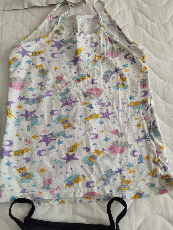 Çocuklar için Pamuklu Askılı Atletler, 5'li Set - Görsel 5