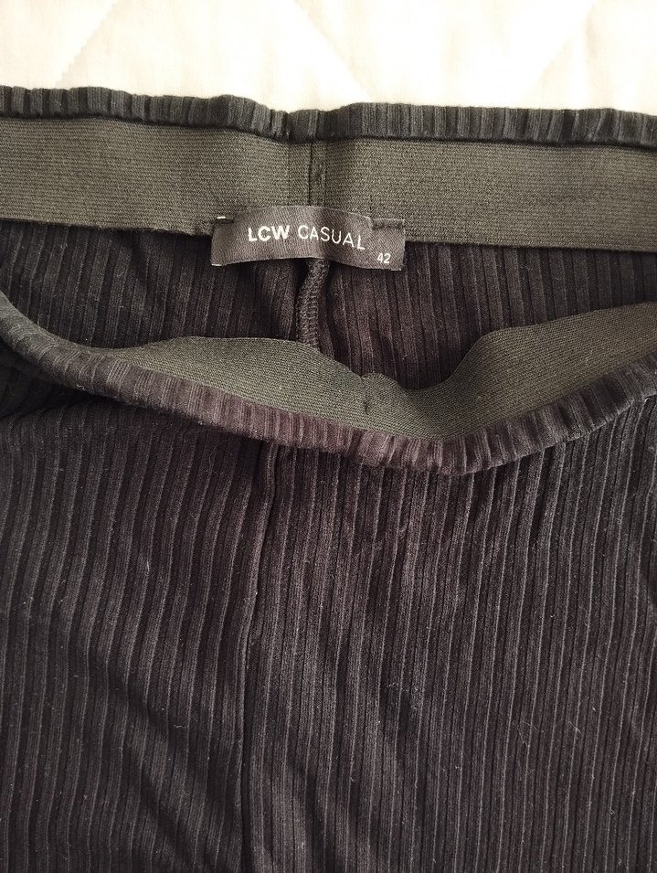 Siyah Fitilli Mini Hamile Şortu - Görsel 3