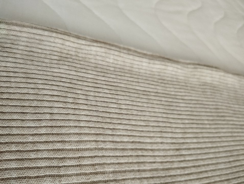 Bej Örme Kolsuz Uzun Elbise - Görsel 4