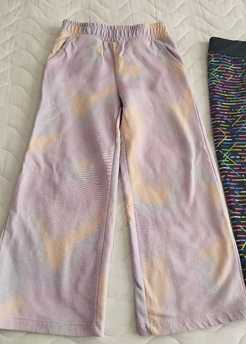 Kızlar için Bağlama Desenli ve Renkli Taytlar - Görsel 2