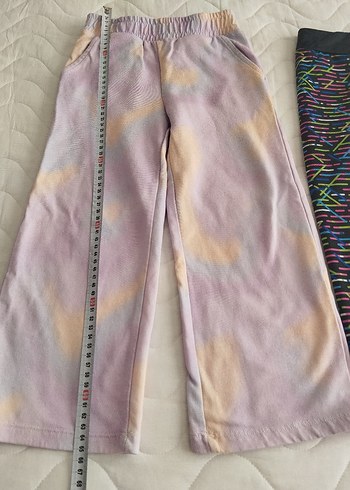 Kızlar için Bağlama Desenli ve Renkli Taytlar - Görsel 4