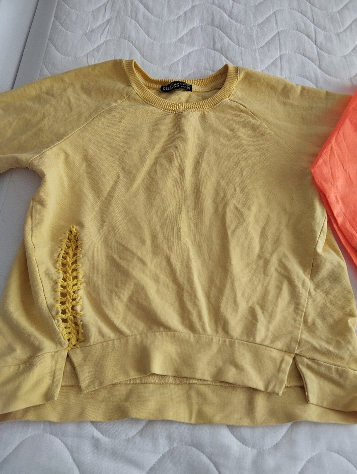 Sarı Çocuk bluz - Görsel 2