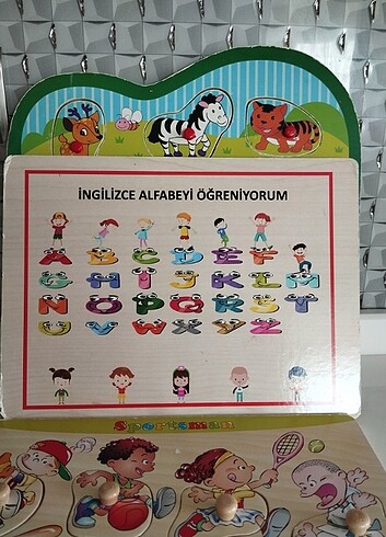 Beden Renk Play Wood puzzle oyuncak