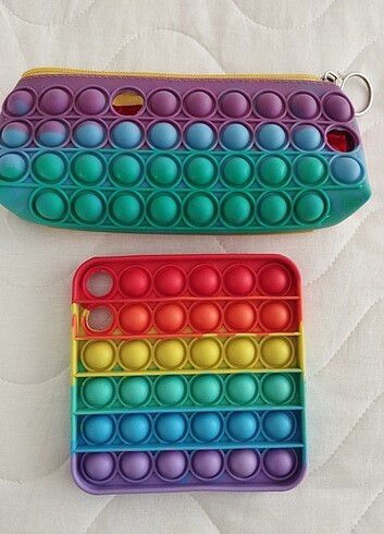 Silikon popit kalemlik ve oyuncak