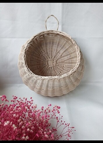 RATTAN DUVAR SEPETİ