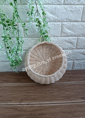 RATTAN DUVAR SEPETİ 