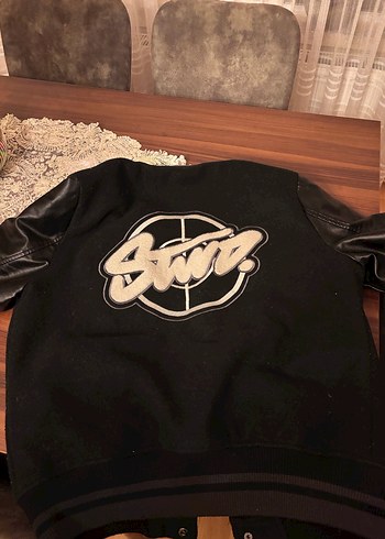 Düğmeli Siyah Deri Street Wear Ceket - Görsel 4