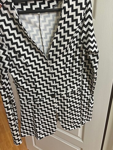 36 Beden Zigzag blazer ceket