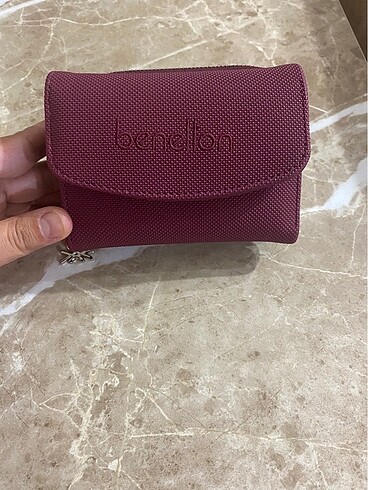 Benetton Bordo benetton cüzdan