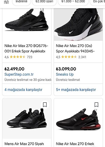 Nike Spor ayakkabı