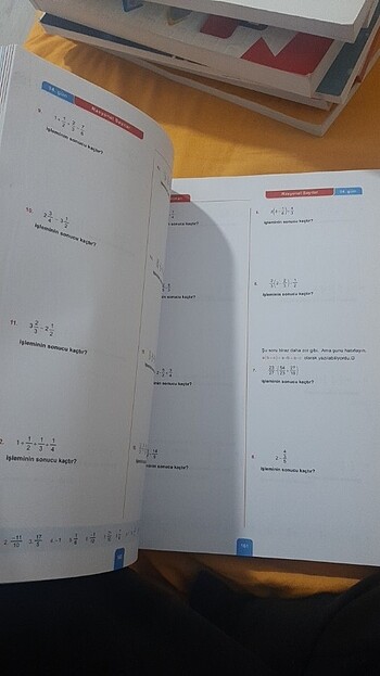  Antremanlarla matematik 