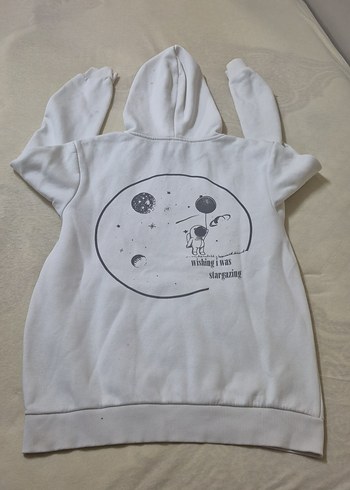 kapşonlu beyaz - Görsel 2