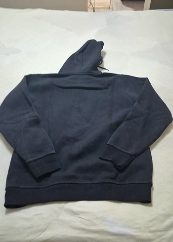 Siyah Baskılı Erkek Polar Sweatshirt - Görsel 4