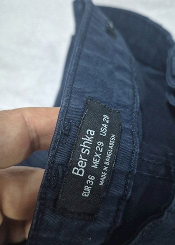 Lacivert Regular Fit Denim bayan  Pantolon - Görsel 6