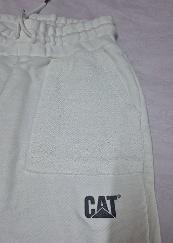 Beyaz Kadın Rahat Kesim Sweatpant - Görsel 4