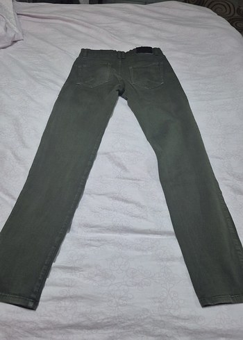 yaşil Fit bayam Denim Pantolon - Görsel 4