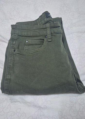yaşil Fit bayam Denim Pantolon - Görsel 5