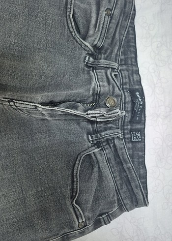 Gri Midi Kadın Denim Jean - Görsel 2