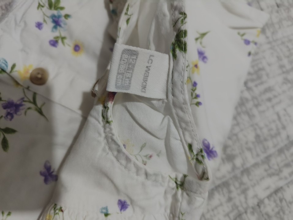 Çiçek Desenli Bohem Kız Elbisesi - Görsel 3