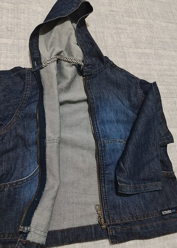 Fermuarlı Lacivert çocuk ceket ünisex - Görsel 2