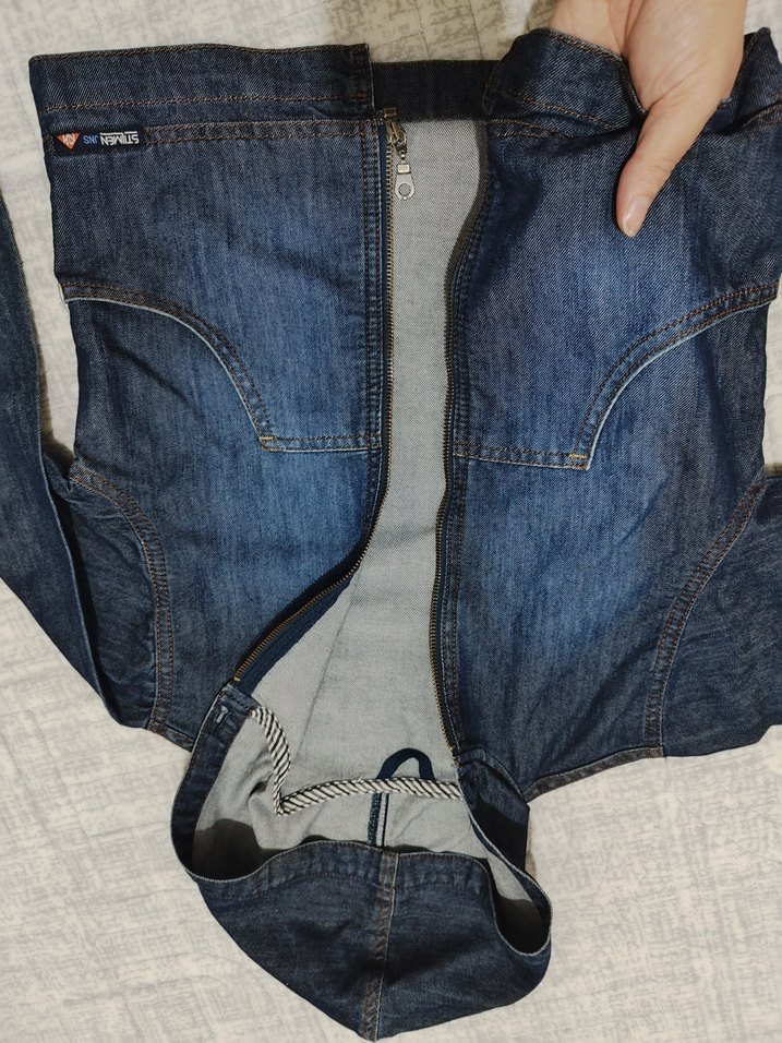 Fermuarlı Lacivert çocuk ceket ünisex - Görsel 3