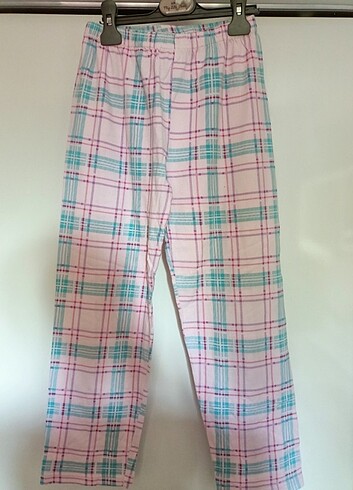 11-12 Yaş Beden pembe Renk Penye uzun kollu yazlık pijama 