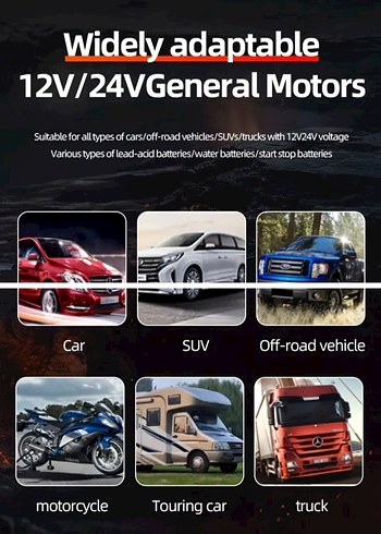 araba akü şarz cihazı profesyonel tip - Görsel 5