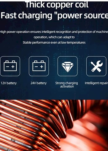 araba akü şarz cihazı profesyonel tip - Görsel 8