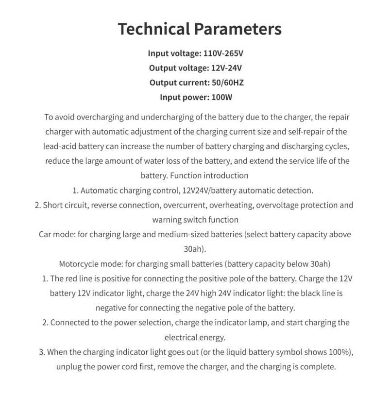 araba akü şarz cihazı profesyonel tip - Görsel 4