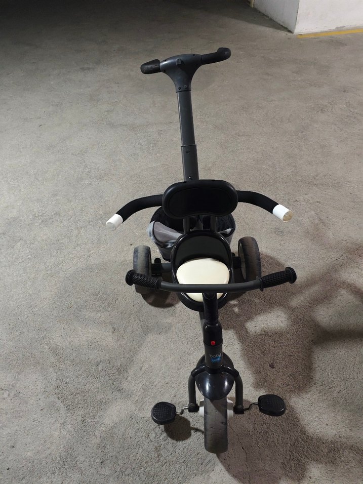 Gri-Beyaz Çocuk Üç Tekerlekli Bisiklet - Görsel 3