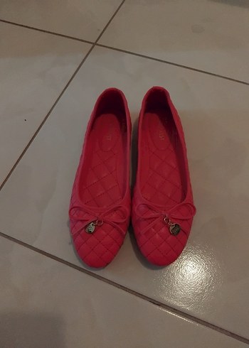 Nine West Canli Fusya Kapitone Babet