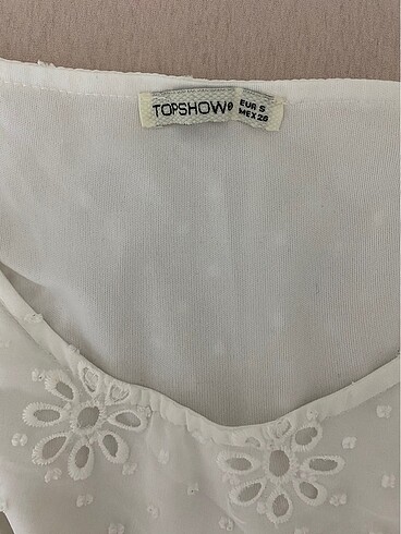 s Beden beyaz Renk Topshop elbise