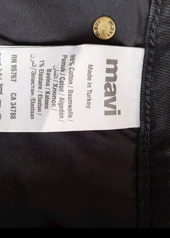 29 Beden siyah Renk mavi jeans siyah Regular Fit Kadın Kot Pantolon