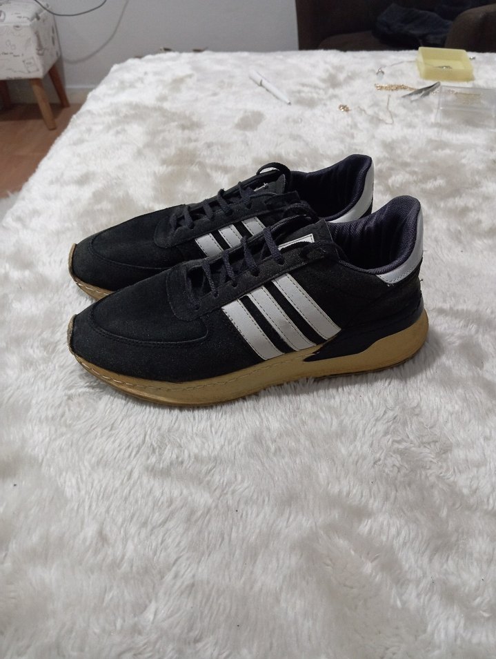 Siyah-Beyaz Erkek Spor Ayakkabı - Görsel 2