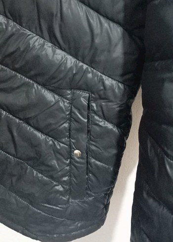 Siyah Fermuarlı Erkek Mont - Görsel 4