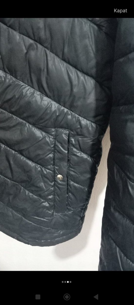 Siyah Fermuarlı Erkek Mont - Görsel 4