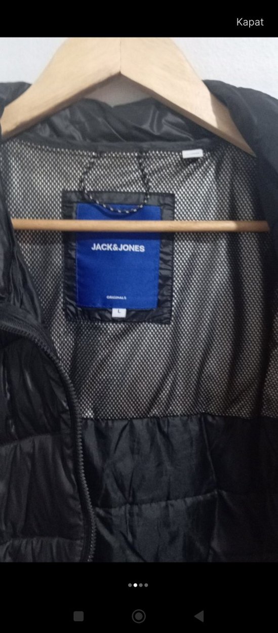 Siyah Fermuarlı Erkek Mont - Görsel 2