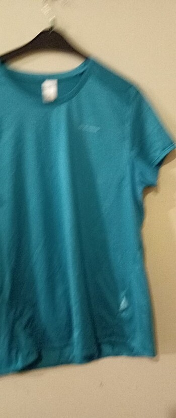 l Beden turkuaz Renk DECATHLON UNİSEX SPOR T-SHİRT